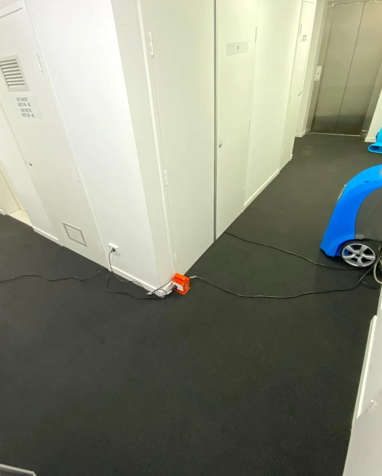 Hallway dehumidifier